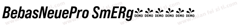 BebasNeuePro SmERg字体转换